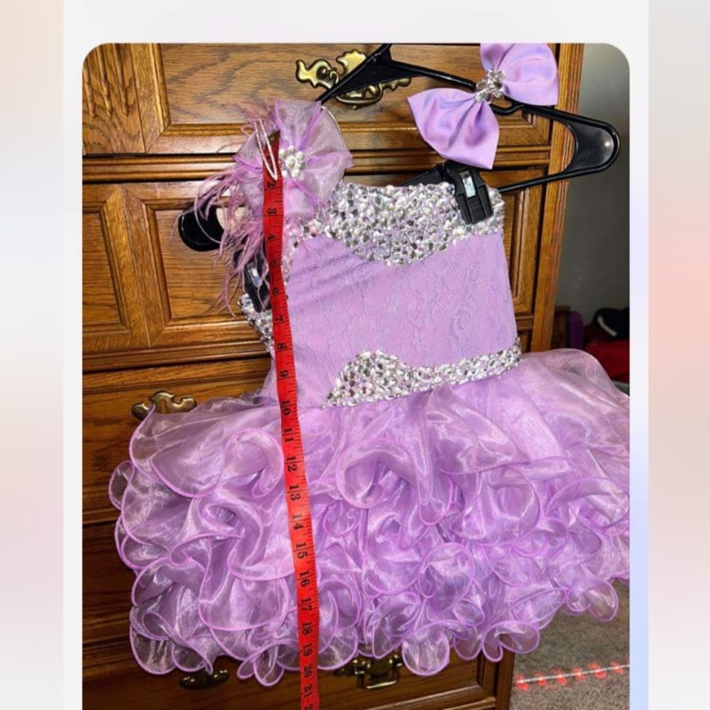 Lilac pageant dress